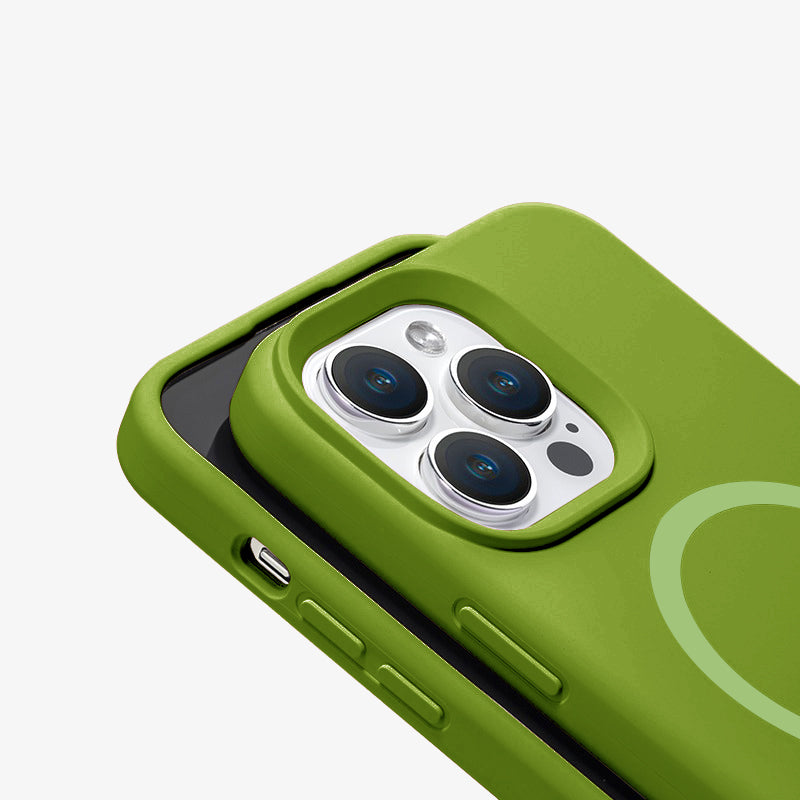 Green Solid Color iPhone Case