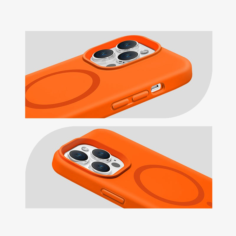 Orange Solid Color iPhone Case