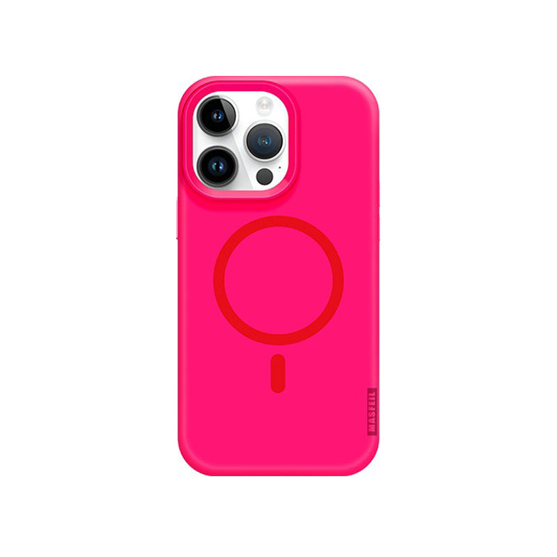 Rose Red Solid Color iPhone Case