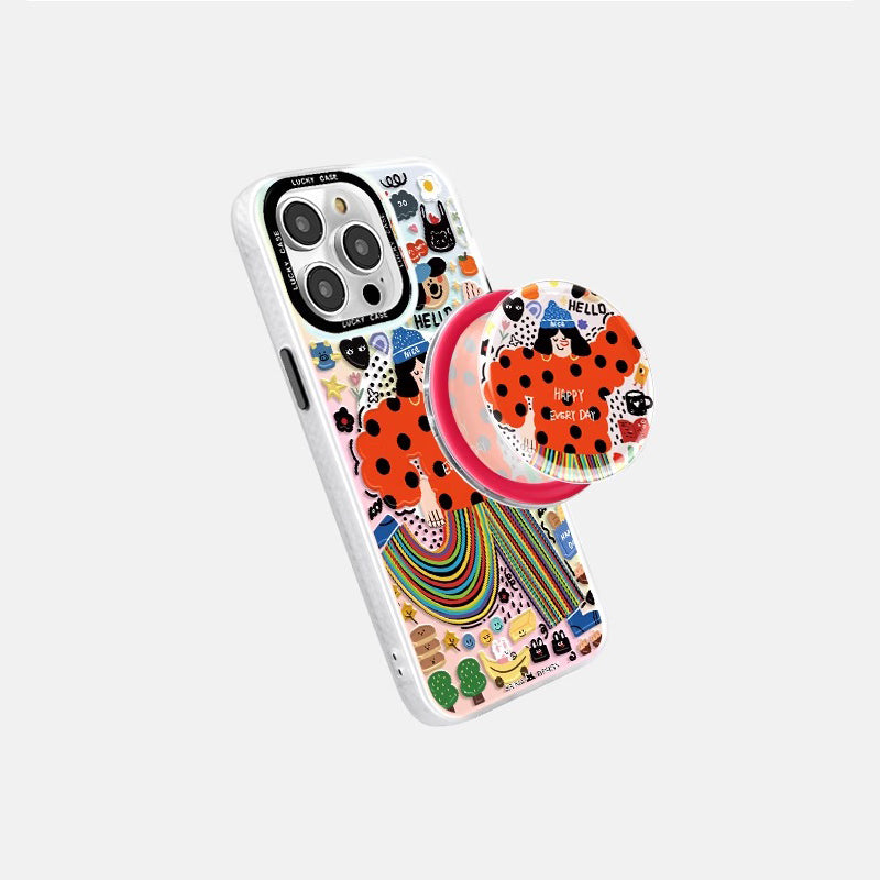 Enjoy Life Girl iPhone Case