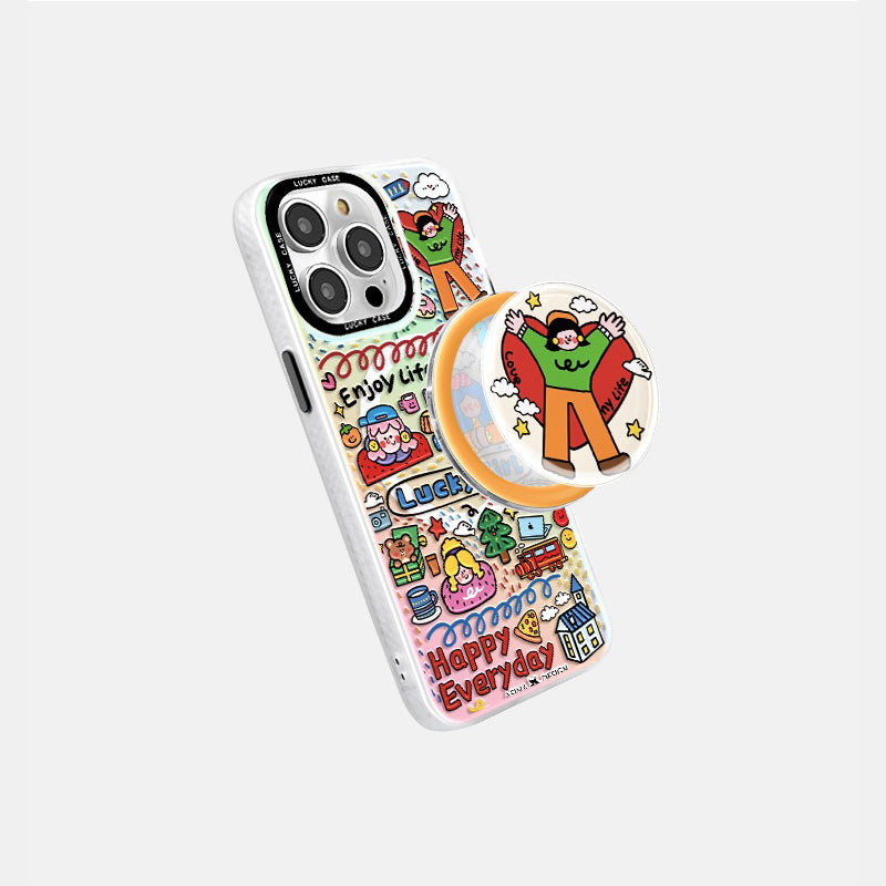 Cartoon Girl iPhone Case