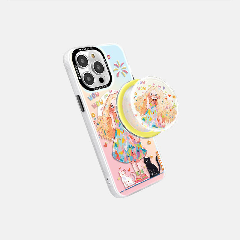 Long Haired Girl iPhone Case