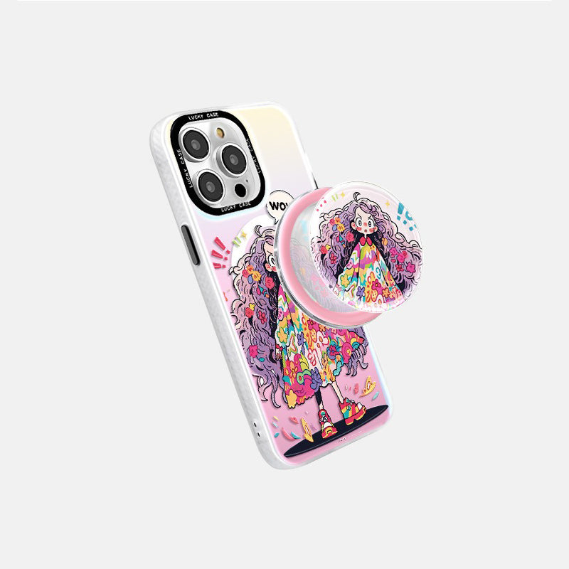 Long Haired Girl iPhone Case