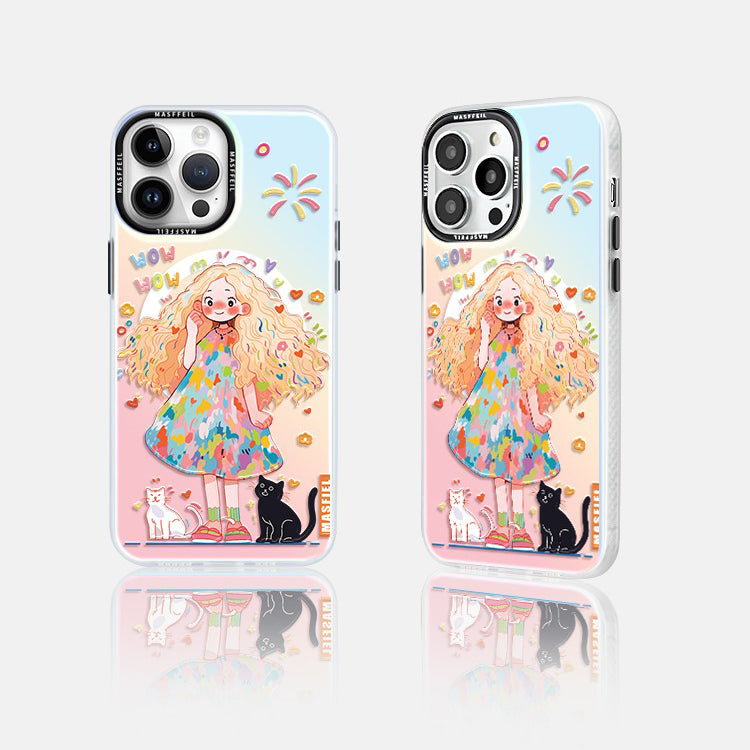 Long Haired Girl iPhone Case