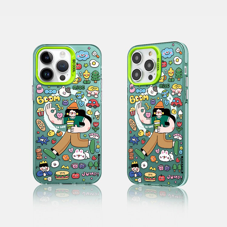 Happy Girl iPhone Case