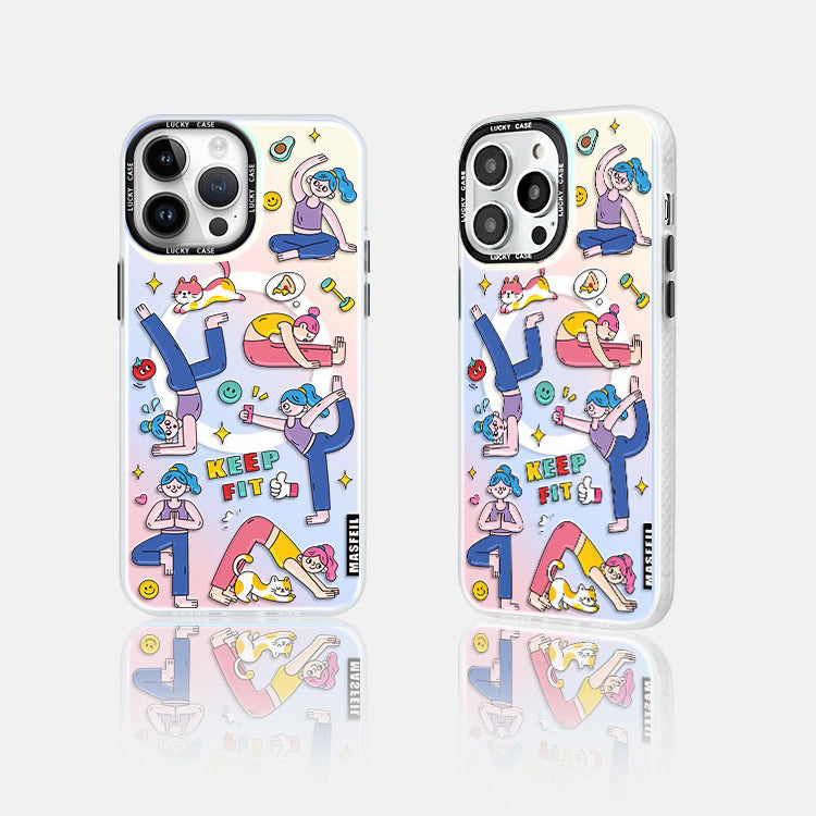 Yoga Girl iPhone Case