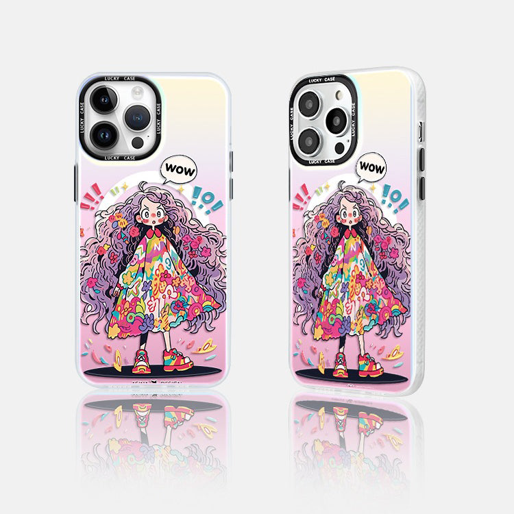 Long Haired Girl iPhone Case