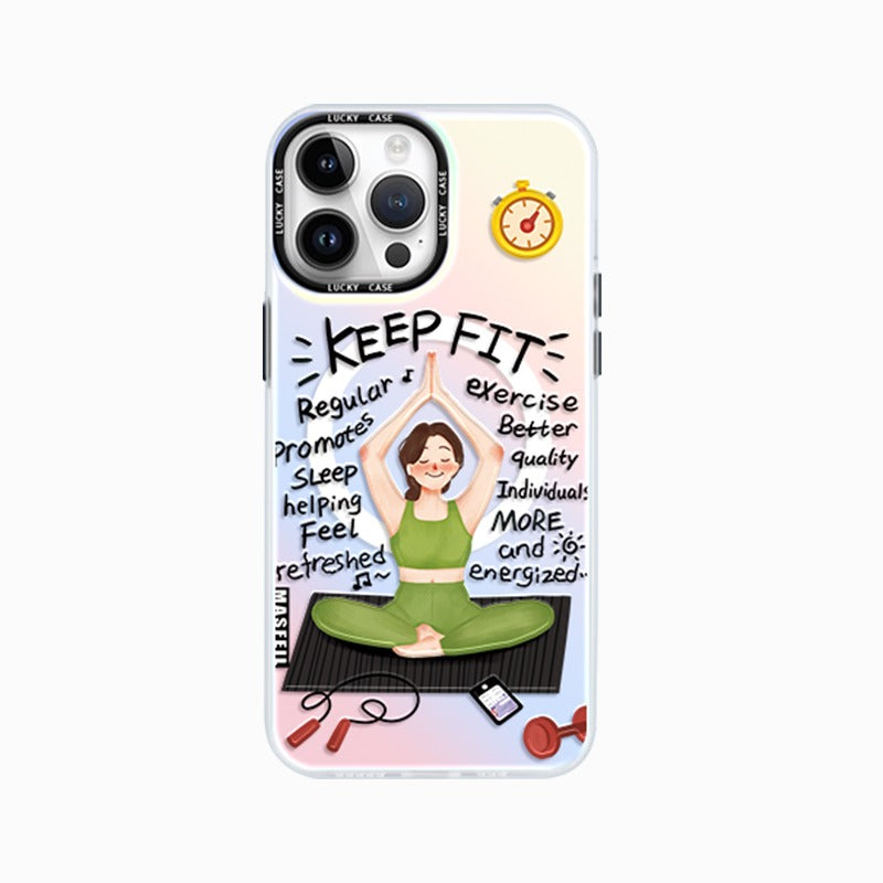 Yoga Girl iPhone Case