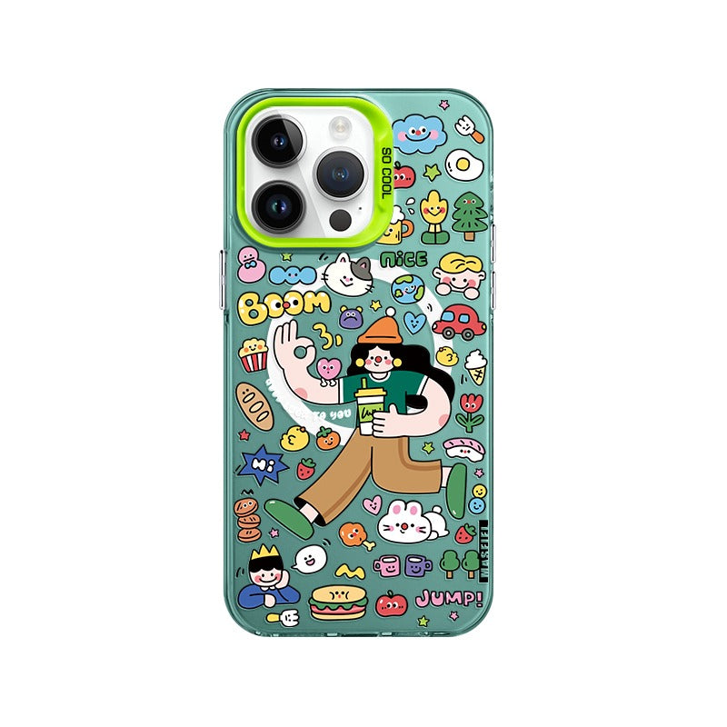 Happy Girl iPhone Case