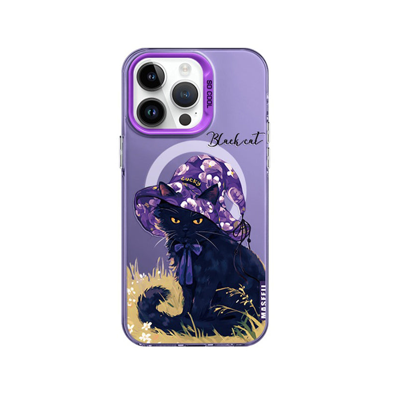 Black Cat iPhone Case