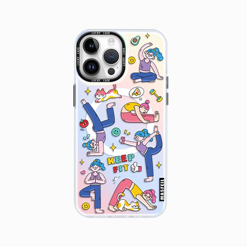 Yoga Girl iPhone Case