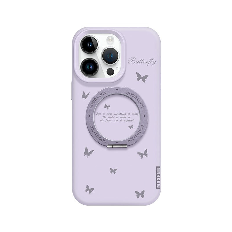 Butterfly 360° Rotatable Stand Compatible iPhone Case