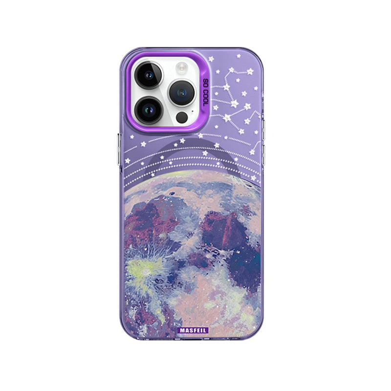 Purple Planet iPhone Case