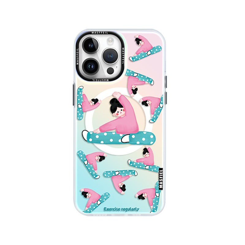 Yoga Girl iPhone Case