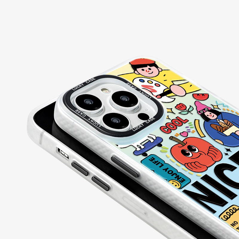 Cute Art Painted iPhone Case