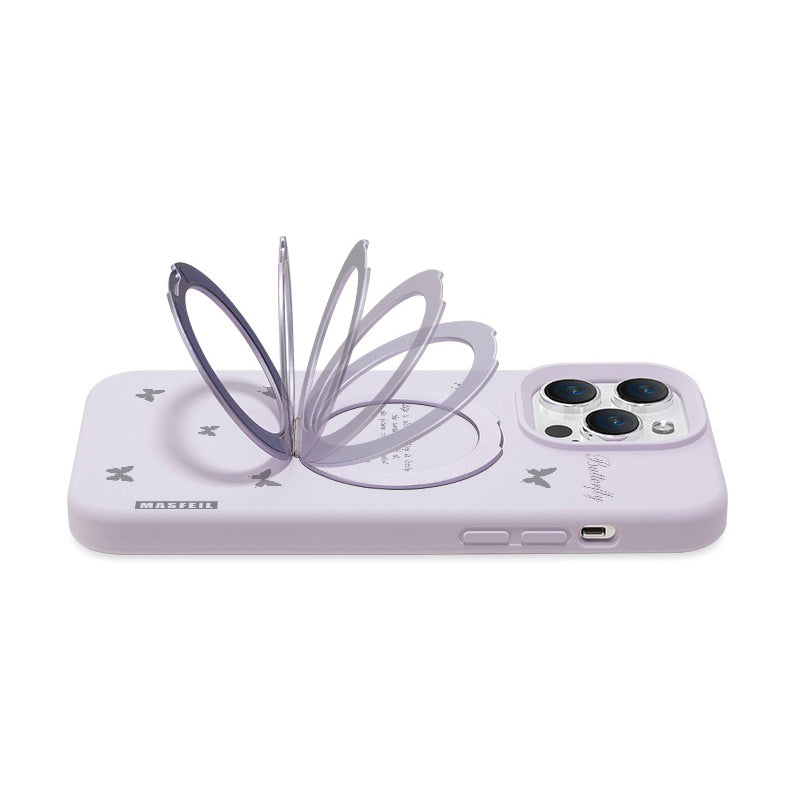 Butterfly 360° Rotatable Stand Compatible iPhone Case