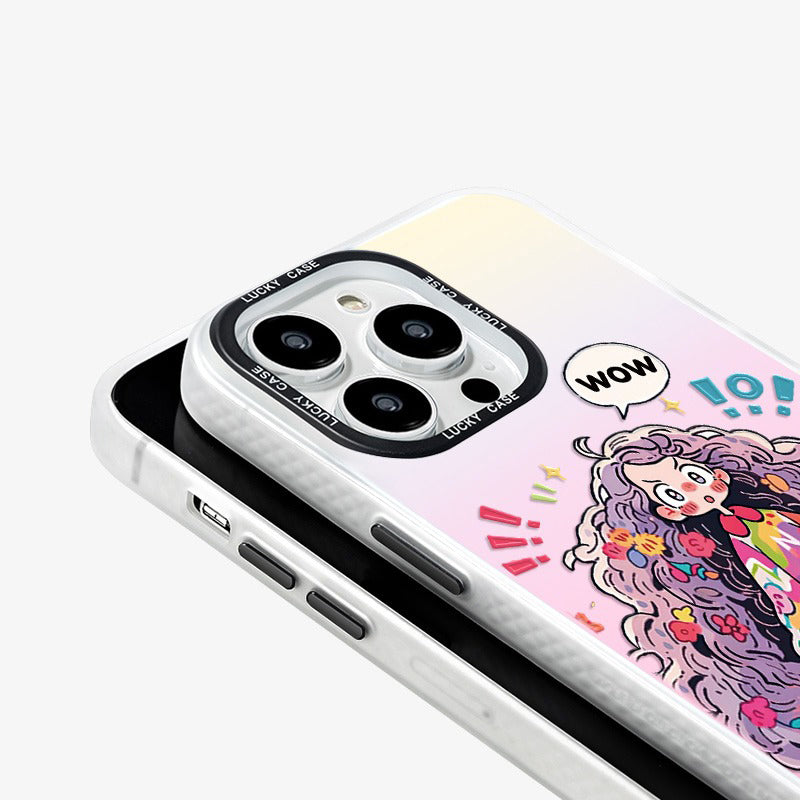 Long Haired Girl iPhone Case