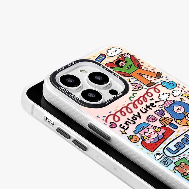 Cartoon Girl iPhone Case