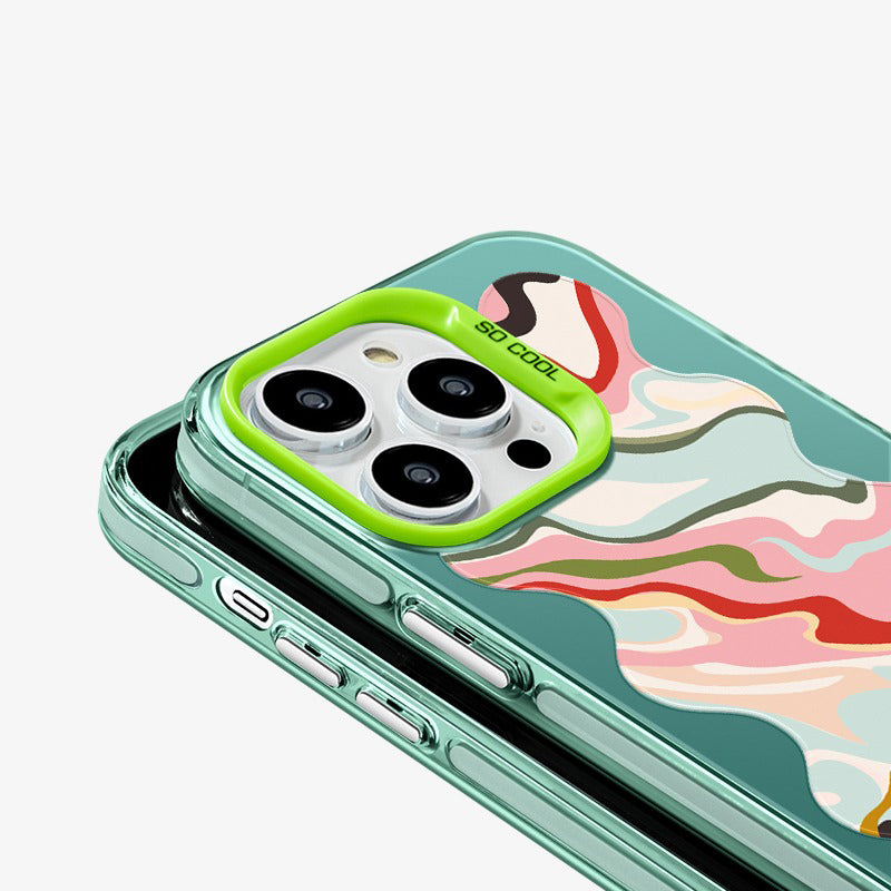 Colorful Waves iPhone Case