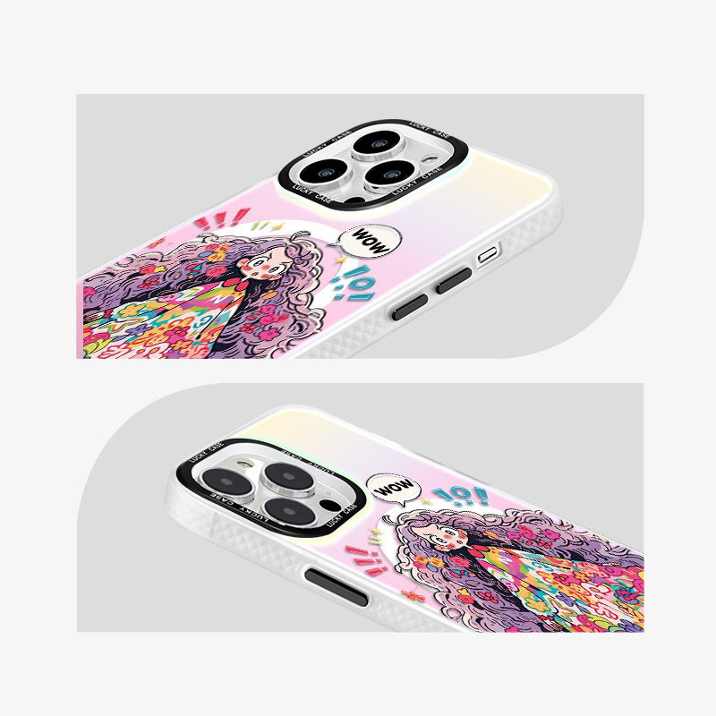 Long Haired Girl iPhone Case