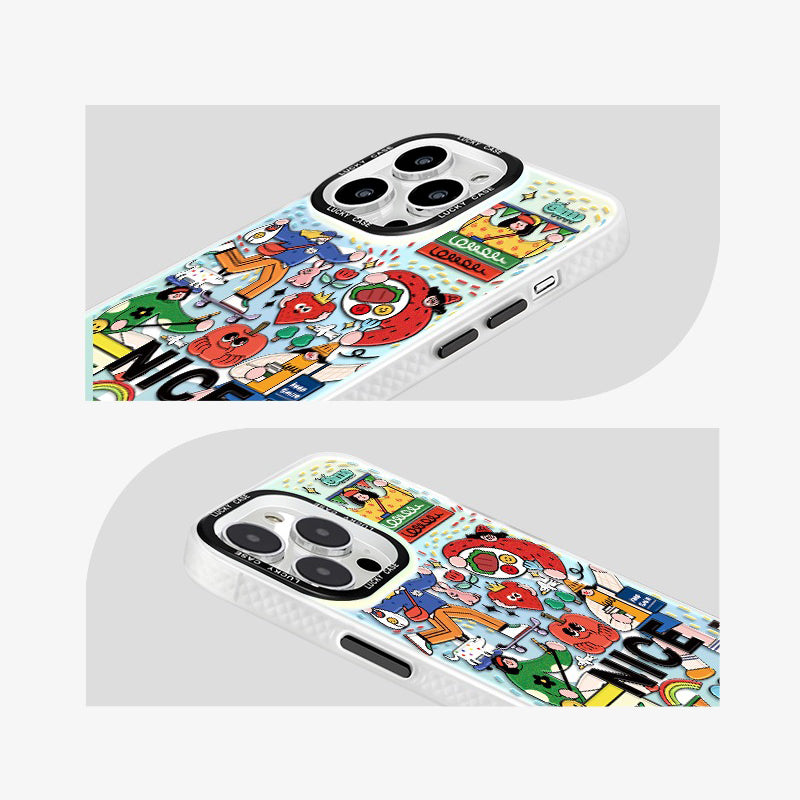 Colorful Girl iPhone Case