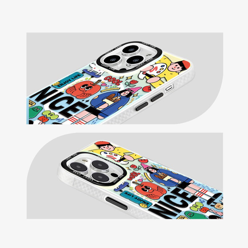 Cute Art Painted iPhone Case