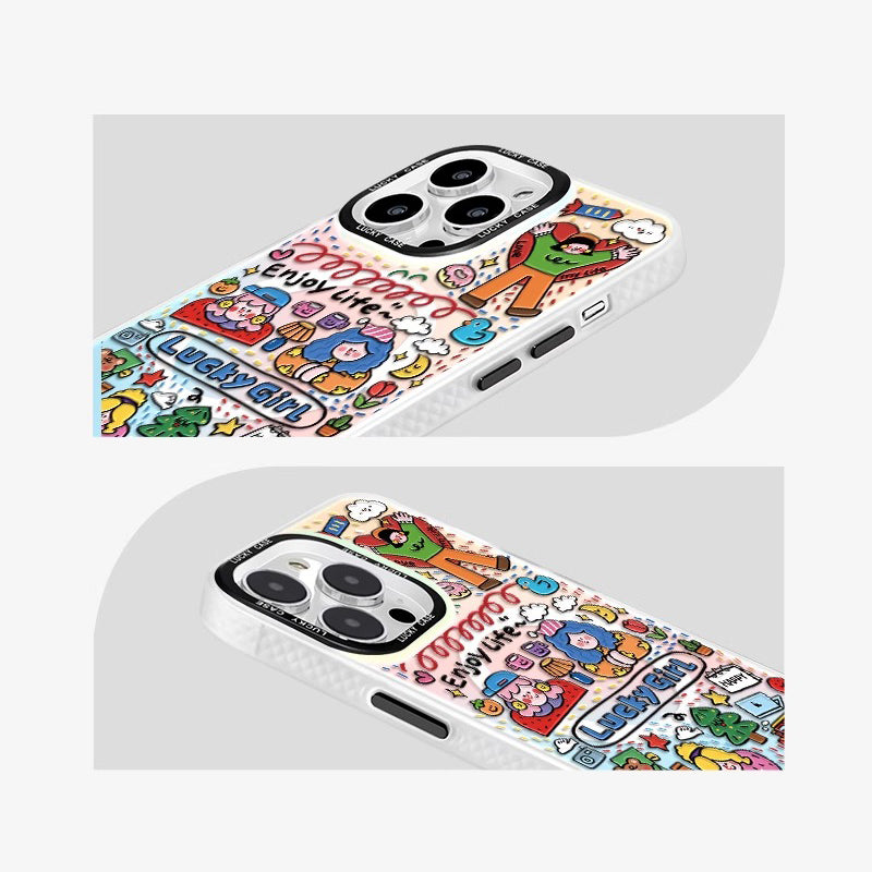 Cartoon Girl iPhone Case