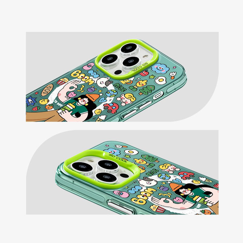 Happy Girl iPhone Case