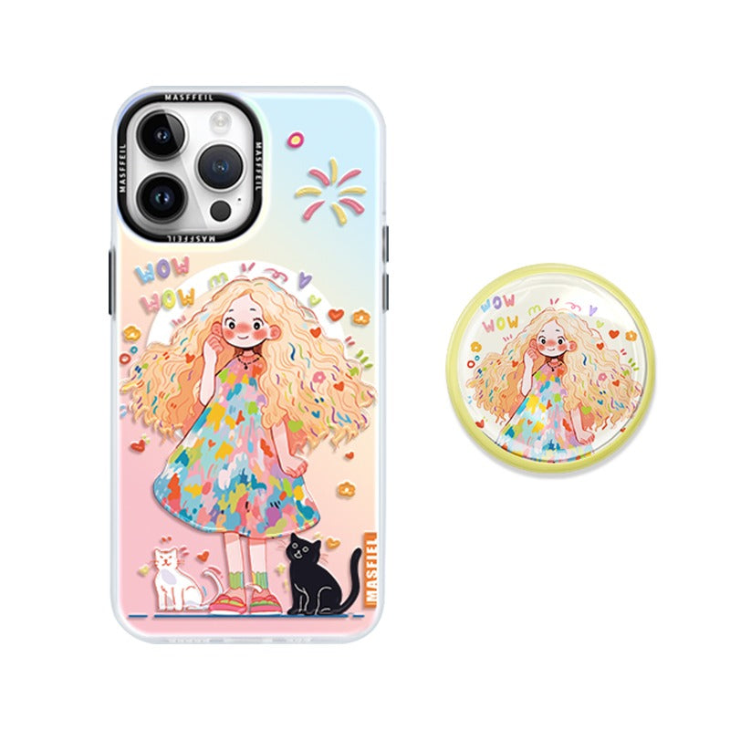 Long Haired Girl iPhone Case