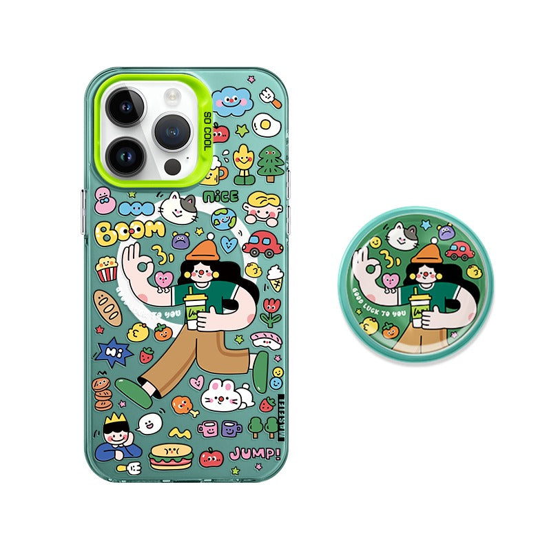 Happy Girl iPhone Case