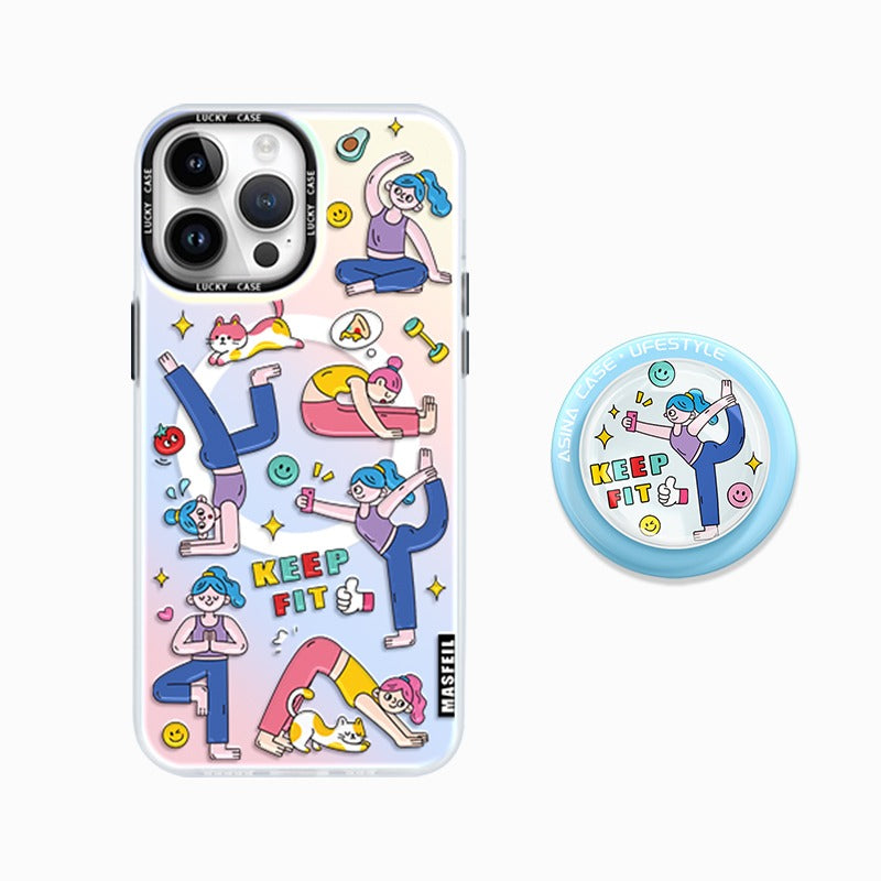 Yoga Girl iPhone Case