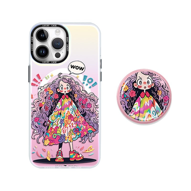 Long Haired Girl iPhone Case