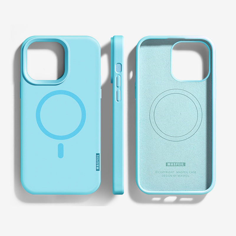 Light Blue Solid Color iPhone Case